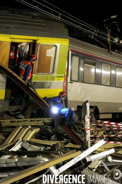 La nuit de la catastrophe ferroviaire. Le travail des sauveteurs