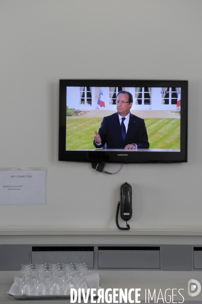 François HOLLANDE interview télévisée du 14  juillet