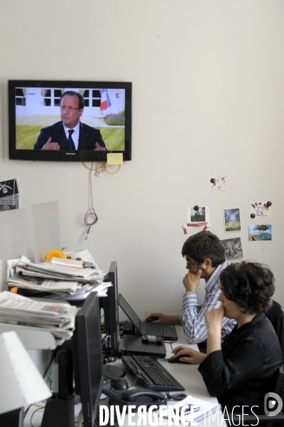 François HOLLANDE interview télévisée du 14  juillet