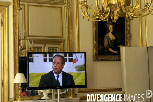 François HOLLANDE interview télévisée du 14  juillet