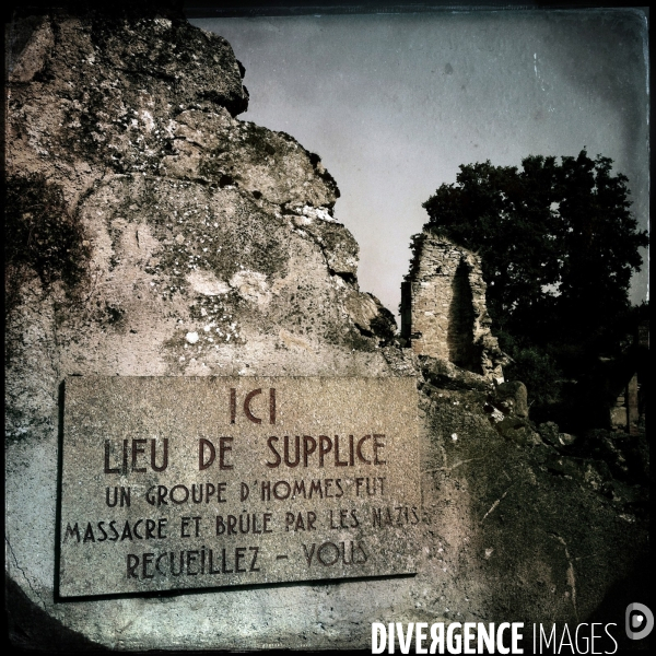 Depuis le 10 juin 1944, les ruines du village d Oradour sur Glane en Haute-Vienne ont été conservées en témoignage des atrocités commises par les nazis.