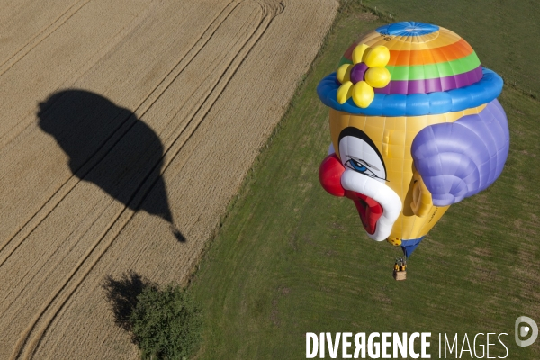 Vue aerienne Lorraine Mondial Air Ballons