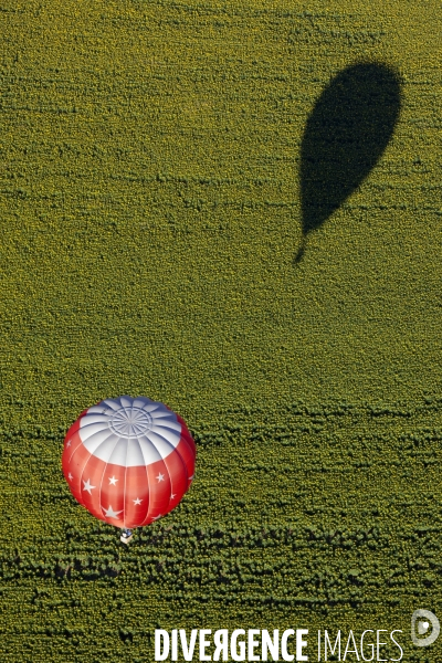 Vue aerienne Lorraine Mondial Air Ballons