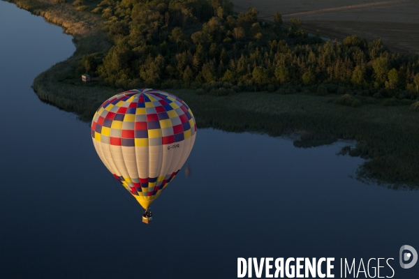 Vue aerienne Lorraine Mondial Air Ballons