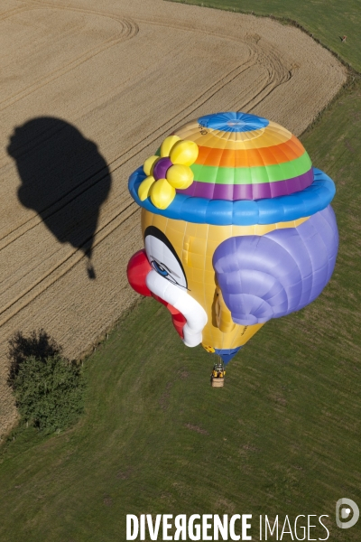 Vue aerienne Lorraine Mondial Air Ballons