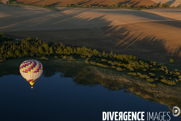 Vue aerienne Lorraine Mondial Air Ballons