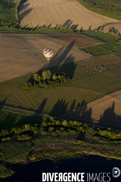 Vue aerienne Lorraine Mondial Air Ballons