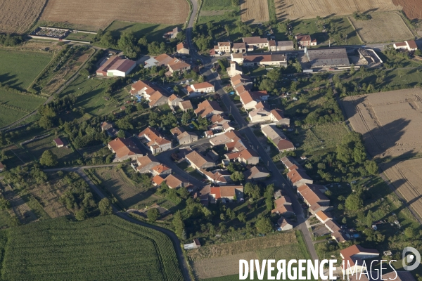 Vue aerienne Lorraine Mondial Air Ballons