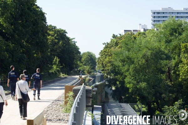 La petite ceinture se  transforme en promenade dans le 15 eme arrondissement