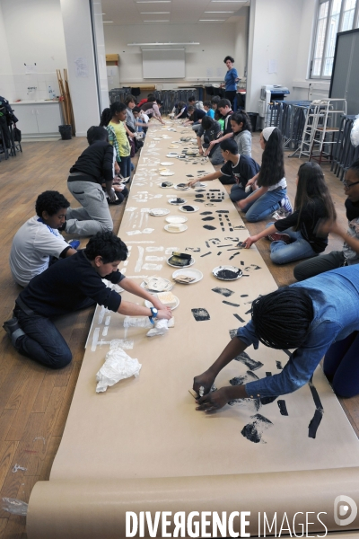 L école Boulle, une formation publique gratuite aux métiers d art.Atelier empreintes.