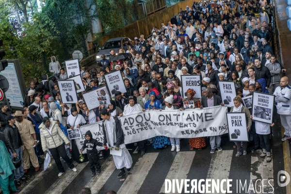 Marche blanche en mémoire de M.Magassouba