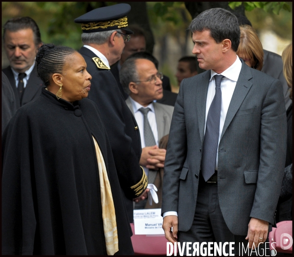 Manuel Valls avec Christiane Taubira