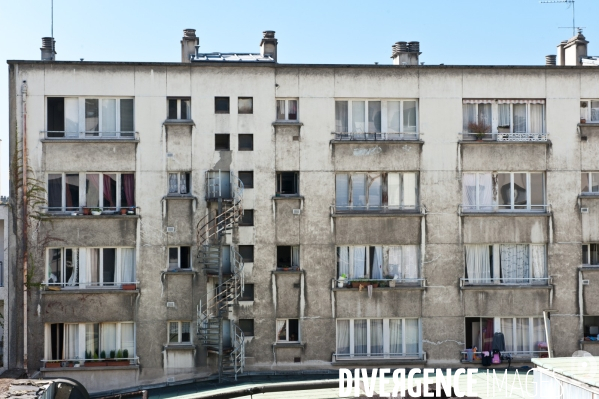 Neuilly. Une cité HLM à l abandon.