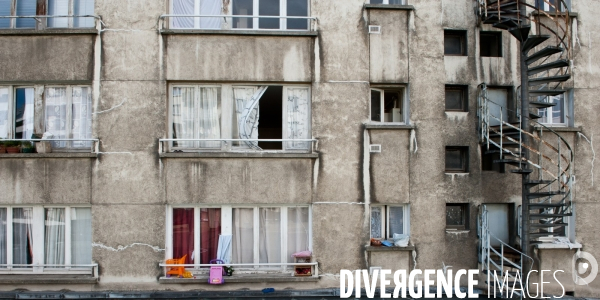 Neuilly. Une cité HLM à l abandon.