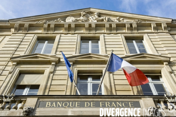 Economie - illustration.La banque de France, Institution monetaire cree par Napoleon Bonaparte
