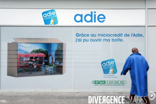 Economie - illustration.ADIE .Association reconnue d utilite publique qui aide les personnes a creer leur emploi ou leur entreprise par le biais du microcredit