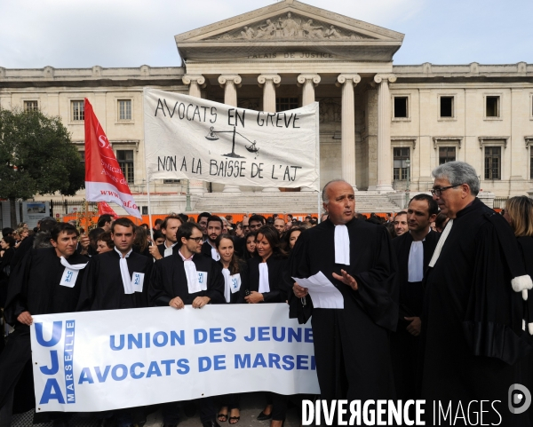 Manifestation des avocats de marseille