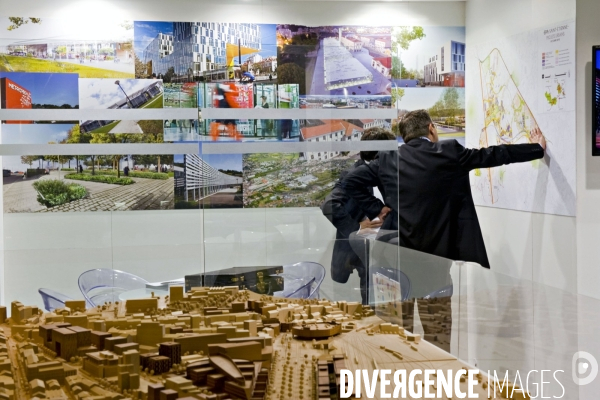 Economie - illustration.Salon de l immobilier d entreprise.Salon dedie aux professionnels de l amenagement immobilier des territoires