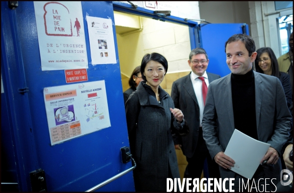 Benoît Hamon et Fleur Pellerin