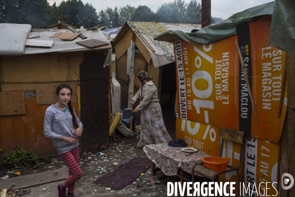 Reportage dans le camps de roms de sarcelles, menace d expulsion