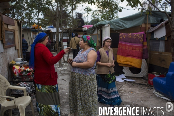 Reportage dans le camps de roms de sarcelles, menace d expulsion