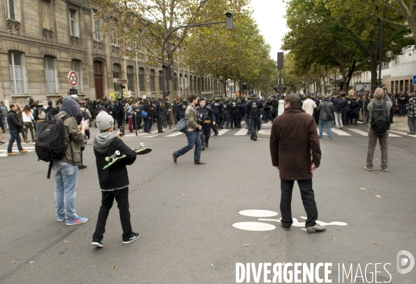 Manifestation lycéenne d octobre 2013 contre expulsion de Léonarda et Khatchik