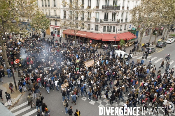 Manifestation lycéenne d octobre 2013 contre expulsion de Léonarda et Khatchik