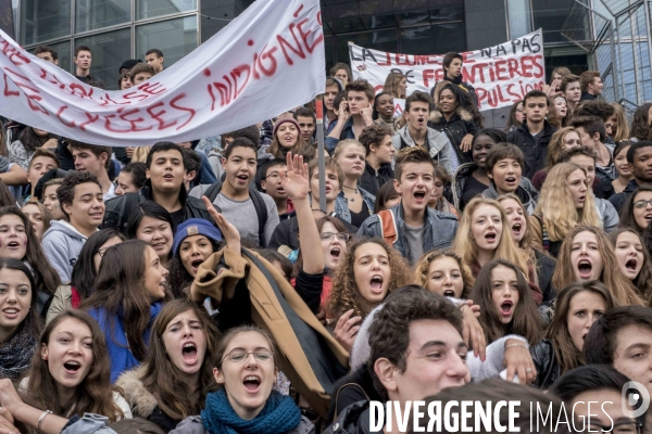 2nd journée de manifestation lycéenne contre l expulsion de Khatchik