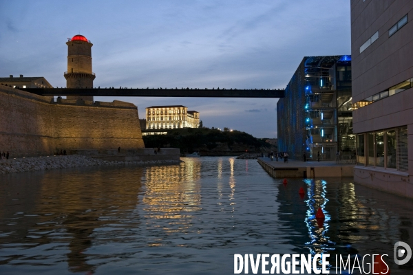 Marseille.Le Mucem, Musee des civilisations de l Europe et de la Mediterranee.