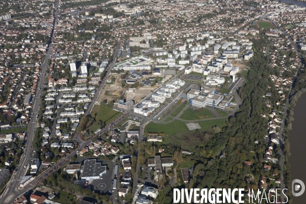 Vue aerienne de Corbeil-Essonnes