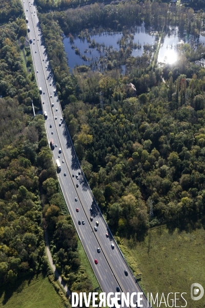 Vue aerienne de Corbeil-Essonnes