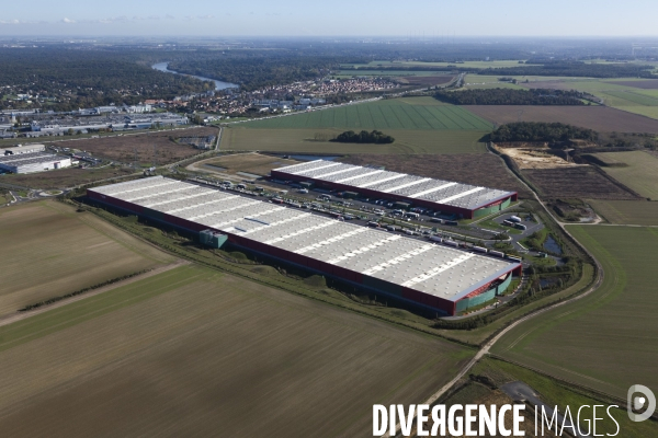 Vue aerienne de Corbeil-Essonnes