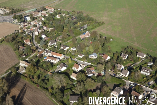 Vue aerienne de Corbeil-Essonnes