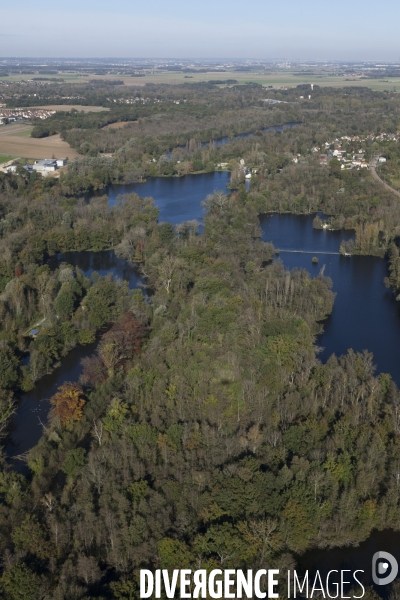 Vue aerienne de Corbeil-Essonnes