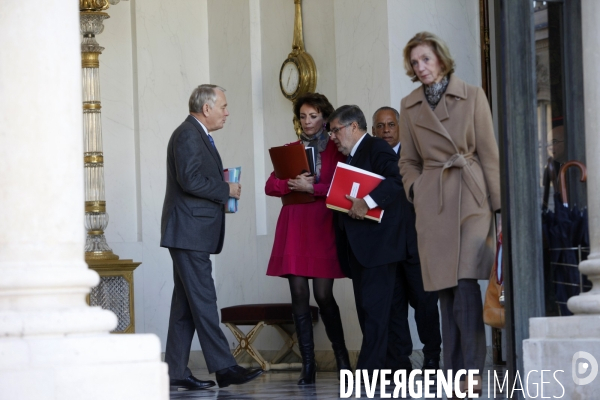 Palais de l Elysée. Conseil des ministres du 13 novembre 2013