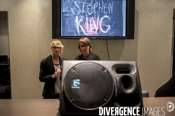 Stephen King à Paris - Conférence de Presse a L European American Press Club