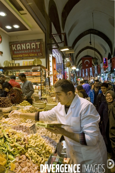 Istanbul illustration.Au grand Bazar