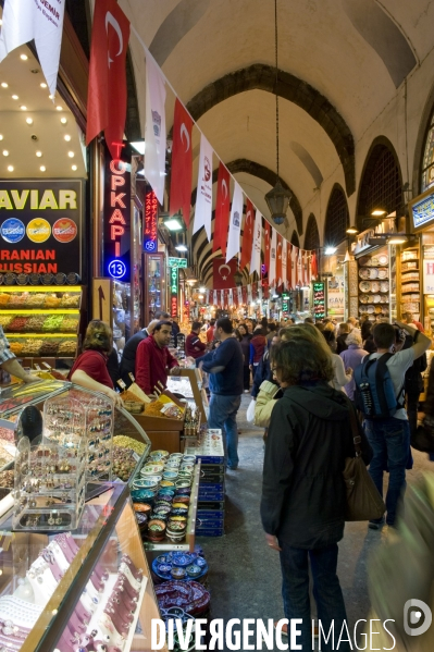 Istanbul illustration.Au grand Bazar