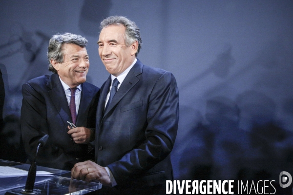 François Bayrou et Jean-Louis Borloo: conférence de presse