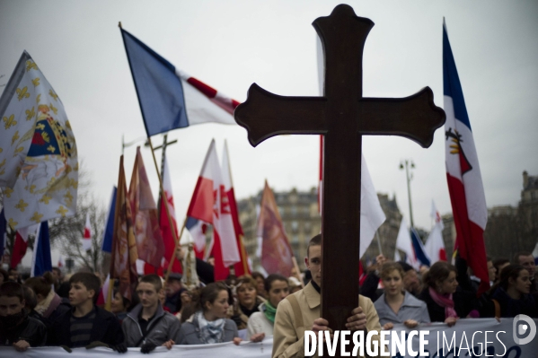 Manifestation contre Golgota Picnic