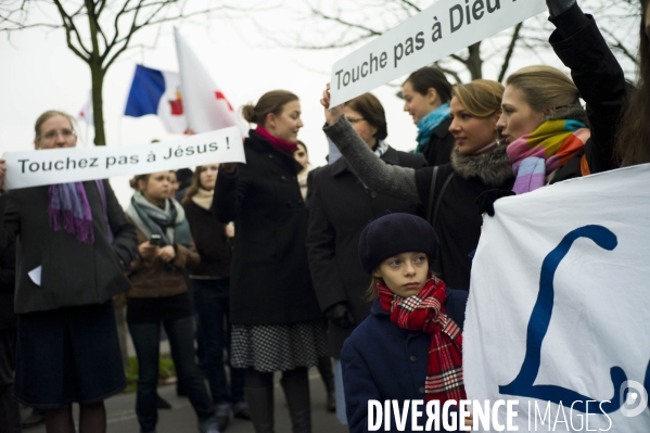 Manifestation contre Golgota Picnic