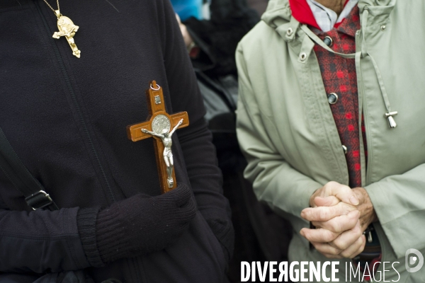 Manifestation contre Golgota Picnic