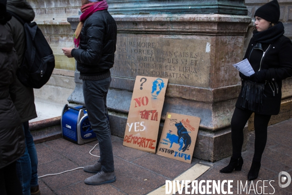 Rassemblement contre TAFTA