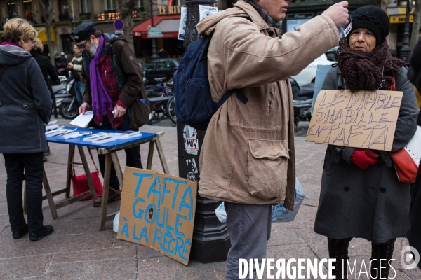 Rassemblement contre TAFTA