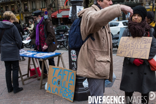 Rassemblement contre TAFTA