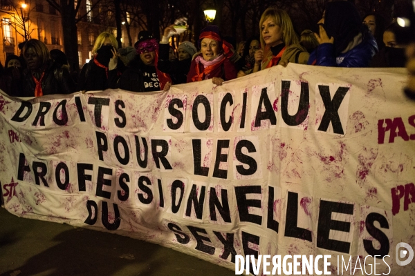 Rassemblement de prostitué(e)s, Paris