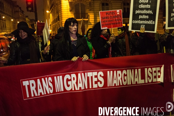 Rassemblement de prostitué(e)s, Paris