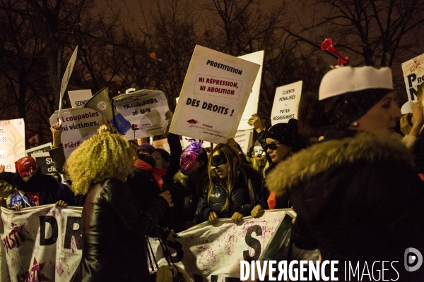 Rassemblement de prostitué(e)s, Paris