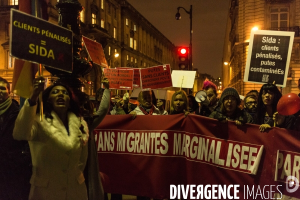 Rassemblement de prostitué(e)s, Paris