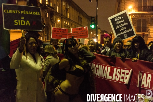 Rassemblement de prostitué(e)s, Paris